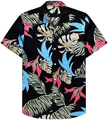 Moderne majice za muškarce, 2023 muške havajske cvjetne košulje dolje tropsko praznično plaža Summer Heatfets