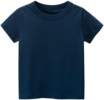 Dječji djeci Dječji dječaci kratki rukav Basic majica Casual Ljetne majice Majica na vrhu majica u boji