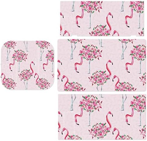 Lijepa Tropska Ružičasta Flamingo Naljepnica Za Kožu S Prekidačem Za Tijelo S Punim Omotom Naljepnica Sa Zaštitnom Folijom