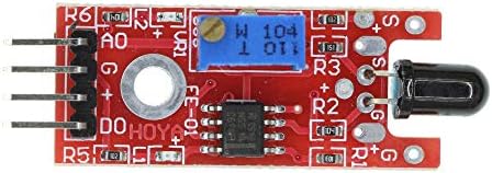 3 Pakovanje KY-026 Modul senzora plamena IR detektor senzora za otkrivanje temperature pogodan za Arduino