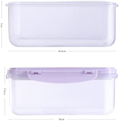 Doobaann spremnik za skladištenje hrane s kutijom za led, voćne posude postavljene s torbom za ručak, savršena za ljeto, BPA besplatno.