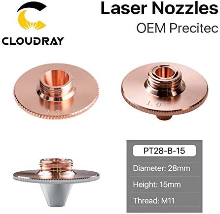 Cloudray Sombrero laserske mlaznice za precitec 1064nm vlakna laserska glava jednostruki sloj