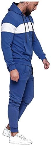 Muški ispis patentni patentni zatvarač s kapuljačom Top hlače postavlja sportsko odijelo 22