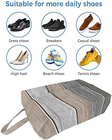Torbe za ostavu za skladištenje smeđe sive gradijentne drvene ploče Travel Torba za cipele Organizovanje cipela