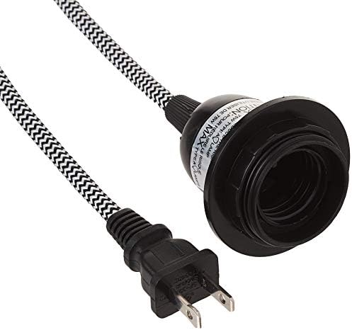 Rustikalna država Zig Zag Tkaninski kabl za viseće privjeske učvršćivača - pletenica 15 stopa