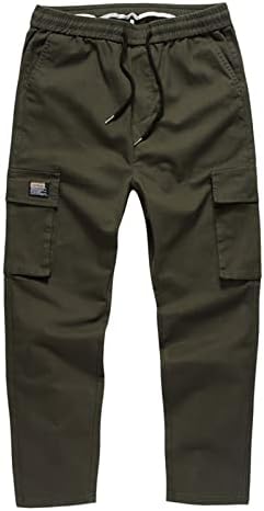 Mens Joggers Dukseri 2023 Vintage Modne japanske pantalone Multi džep duge hlače Labave ravne prevelike