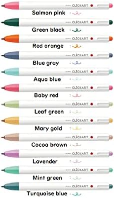Zebra Clickart olovka na bazi vode 48 boja Set svih boja 0,6 mm WYSS22 - 48C Japan Import sa originalnom olovkom