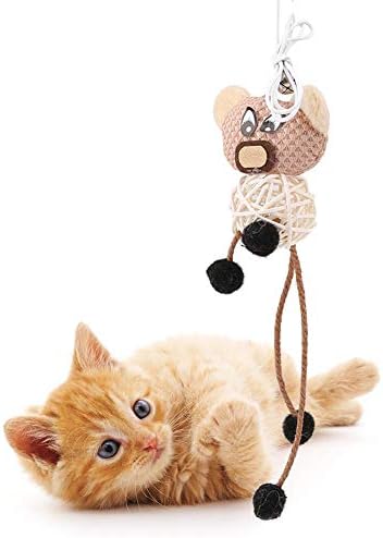 Igračka miša Amonida Cat, nentoksična smeđa trajna mačka sisalna igračka, slatka za životinje kućne mačke