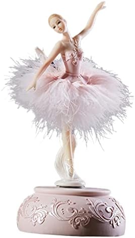 Xiaoheshop Music Boxes Music Boxes Ballerina Music Box Dancing Girl Swan Lake Roarusel s perjama