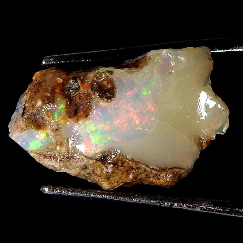 Jewelgemscraft ™ 02.71CTS. Ultra vatra sirovi opal, prirodni grubi, kristali dragog kamenja, etiopski opal