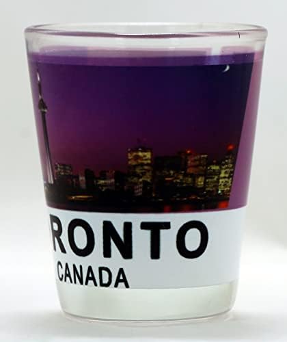 Toronto Ontario Kanada City Skyline Boja Photo Shot Glass