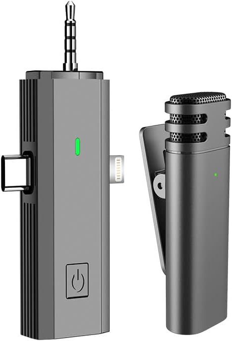3 u 1 Wireless Lavalier Mikrofon Professional Audio Video snimanje Mic za iPhone Android Live Vlog