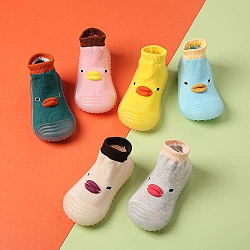 Baby Home pamučne papuče Crtić topla kuća papuče za dojenčad zimske unutrašnje cipele pletene
