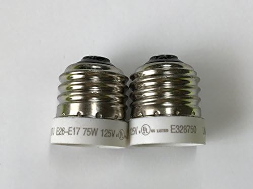 Yi rasvjeta - ul-Navedeni E26/E27 do E17 Adapter za utičnicu, reduktor adaptera adaptera za utičnicu sa srednjim vijkom na srednji vijak E17