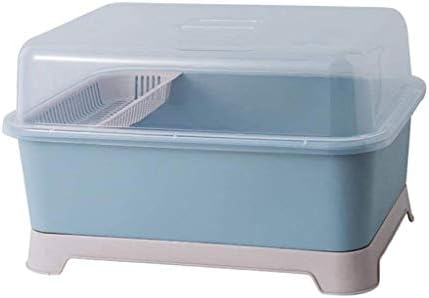 Jahh plavi stalak za suđe - odvodni za odvod posuđa kuhinjski jelen za odvod tabela posuđa za skladištenje