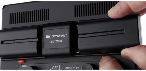 GENARAY LED-7100T 312 LED svjetlo za promjenjivu boju na kameri
