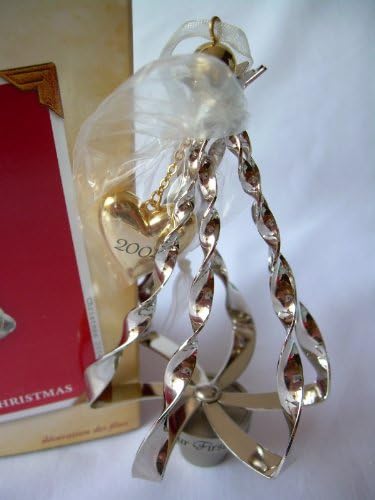 1 X 2004 Hallmark uspomene Božić Ornament naš prvi Božić Metal Tree QXG5351