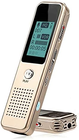 JeeKoudy 8GB Digitalni diktafon sa reprodukcijom MP3 podrška eksterni mikrofon i linija u snimanju Audio rekordera za predavanja sastanci USB punjenje diktafon