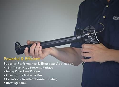 AWF PRO Pištolj za zaptivanje - teška, rotirajuća cijev, Pištolj za zaptivanje od 29 oz, omjer potiska