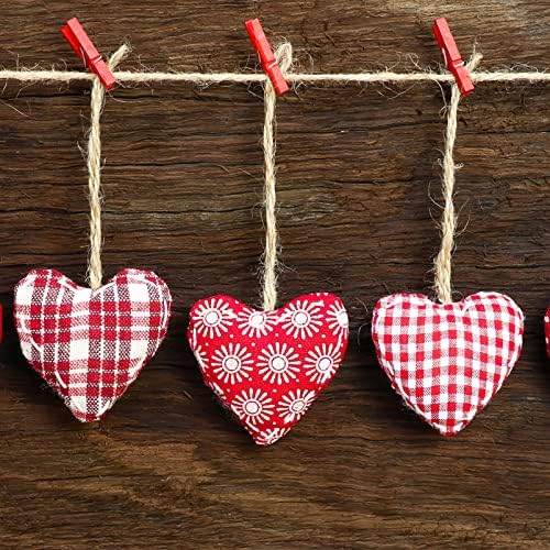 Toddmomima božićne ukrase Božićni ukrasi PC-ovi zanatske pjene ukras srca u obliku srca za diy craft