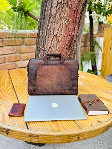 Werkens kožna torba za laptop torba za kratka 13 inča Vintage rustikalna ručno rađena torba za messenger