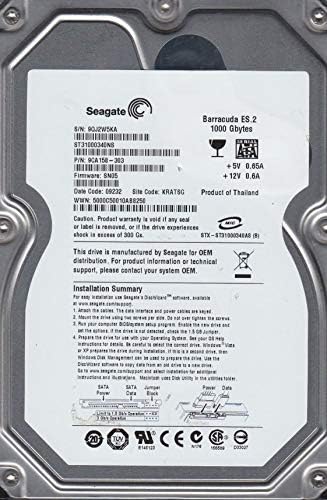 Seagate ST31000340NS 1TB Hard disk