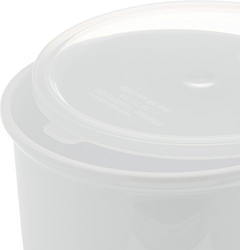 Carlisle Foodservice proizvodi okrugli spremnik sa poklopcem, 2.7 kvar Crock, bijeli