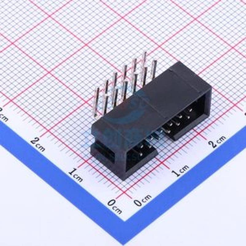5 kom 2,54 mm zaglavlje konektora od žice do Ploče, dvostruki red, 90 stepeni, 6t materijal, bez izbočenja, bez