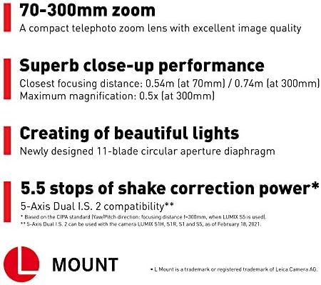 Objektiv kamere serije Panasonic LUMIX s, 70-300mm F4.5-5.6 Macro O. I. S. L montirajte Izmjenjivo sočivo za