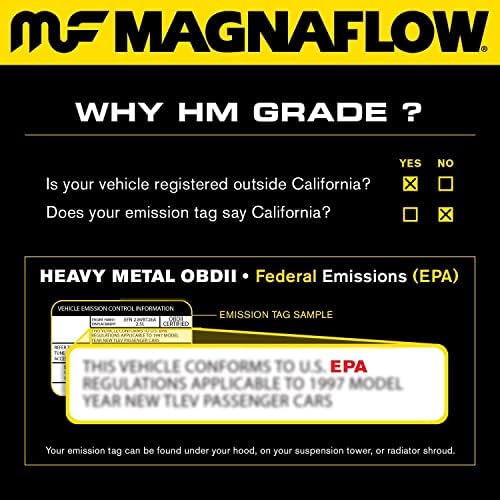 Magnaflow 24431 Veliki Katalizator Za Direktno Uklapanje Od Nerđajućeg Čelika