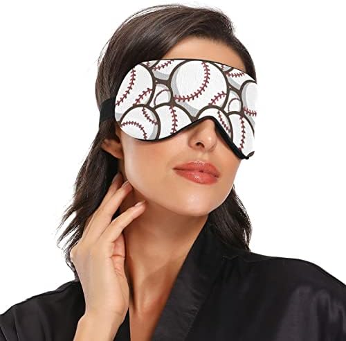 Unisex za spavanje maska ​​za bejzbol-trener-Ljutonik noćno spavaće maska ​​Komforno omotač za spavanje