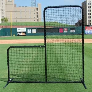 Trigon Sports Black serija l-Screen, l zamjena ekrana neto, Softball & Bejzbol Pitching Net, L oblik neto za obuku, Veličina: 7'x 7'
