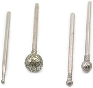 Abrazivni alati za poliranje 2,35 mm Centar za dršku sferna Dijamantska Brusna glava za ljuštenje igla F tipa burgija za brusilicu rotirajući alat