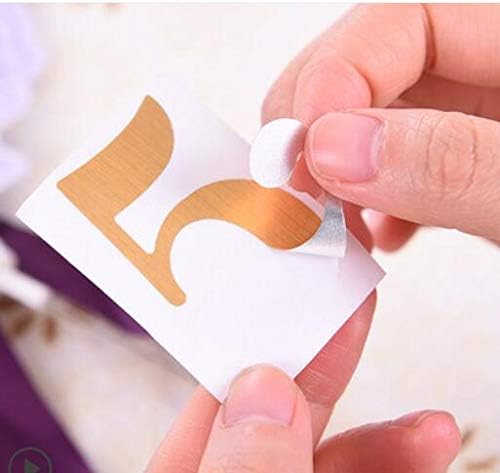 Staymax naljepnice s brojevima za svadbene zabave za dodatnu opremu za stolne kartice dekorativna naljepnica sa samo-adhenzivnim brojem 1-10