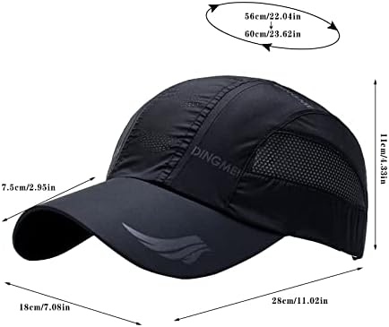 Cap za žene Zaštita od sunca Unisex Golf Cap Cool Adult Hats Svakodnevna upotreba Tata HATS Slouchy HATS All-Match Street Caps