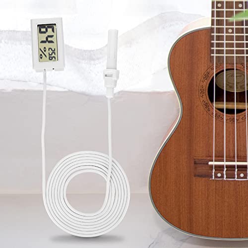 Mini Digitalni higrometar mjerač termometra, LCD ekran mjerač temperature Fahrenheita, praktični mjerač vlažnosti Temperature za njegu akustične gitare i violine