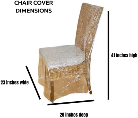 Prekrivač stolice za blagovaonicu / zaštitnik-4 PK- bez prašine / izlijevanja / pete za kosu / kućne ljubimce, izdržljive, jednostavno čisto jasno klizanje