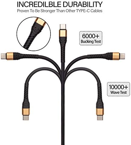 USB Tip C punjača kabl za brzo punjenje 10ft, Extra Long 2PACK 10FOOT USB a to USB-C kabl za