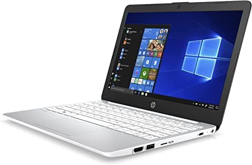 HP Stream Laptop 11-AK0040NR 11,6-inčni ekran Notebook Intel Celeron N4020 4GB RAM 64GB eMMC Hard disk, Windows 11, mali, tanak & prijenosni računar Bluetooth USB C HDMI Diamond White