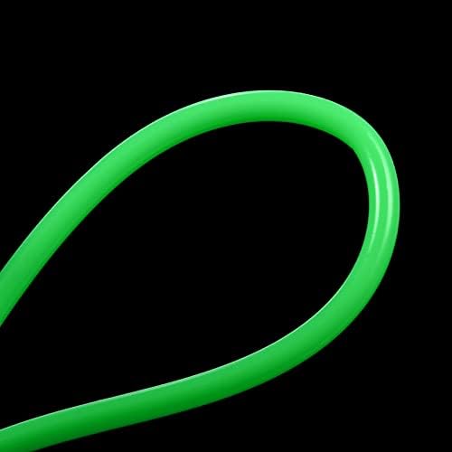 Xixian silikonske cijevi, zelena silikonska cijev od silikonske gumene cijevi fleksibilno cijev cijevi cijevi za cijev za prenos pumpe za prenos hrane za prevoz hrane, 1 mm ID x 3mm od 1 metra