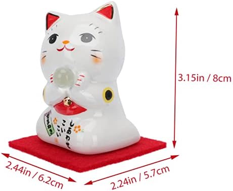 Bestoyard 4 kom. Lucky Cat azijske kockice minijaturne lutke minijaturne figurice Sretno mahanje Cat Fortune