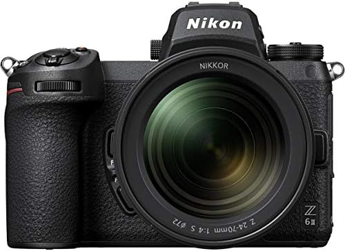 Nikon Z 6II zrcalni digitalni fotoaparat sa Nikkorom Z 24-70mm F / 4 S paketom objektiva sa 128 GB SD karticom, ruksakom, 2x dodatnom baterijom, dvostrukim punjačem, remen i pribor za remenu i pribor