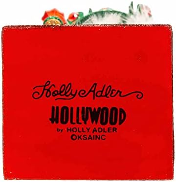 Hollywood Nutcrackers Hollywood crveni i zeleni listovi šešir Nutcracker, 18-inčni, višebojni