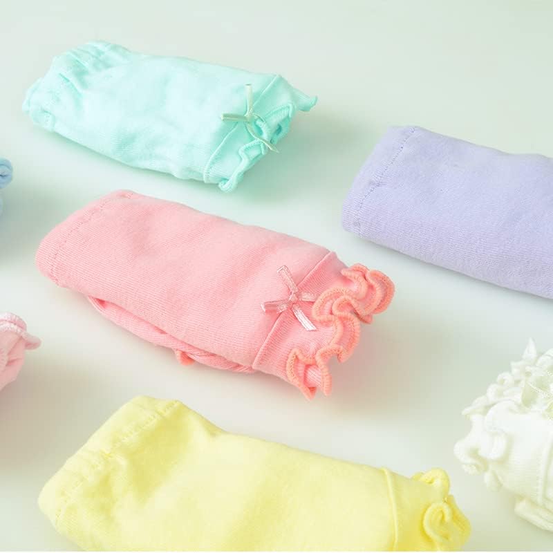 Jieya Baby Girls Cotton donje rublje sa luk-čvorovim gaćicama gaćice, pakovanje od 3 ili 5