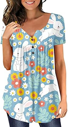 KCJGIKPOK majice za žene kratki rukav, Sakrij stomak 2023 ljetne kratke rukave majice trendi slatke majice Casual Dressy bluze