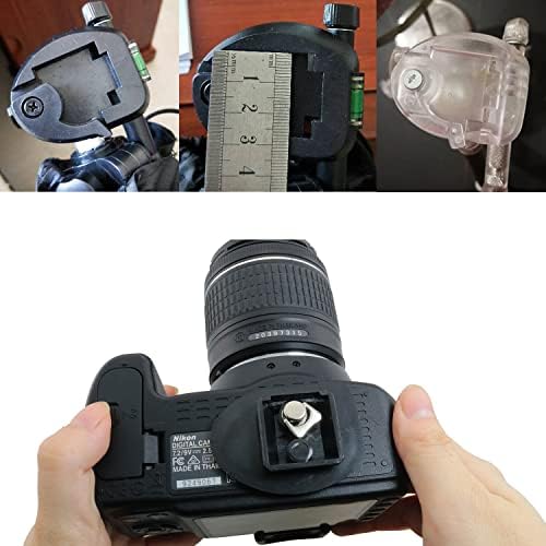 Luorng 27x27mm Adapter za montažu kamere dijelovi Zamjena stativ ploča za brzo otpuštanje