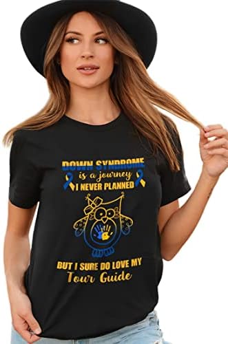 Downov sindrom je Journey Shirt, u oktobru nosimo žuto plavu traku Down Syndrome Shirt