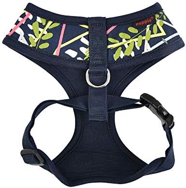 Puppia Botanical Harness A-Navy-S