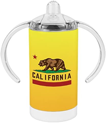 California Bear Sippy Cup-California Tematski Baby Sippy Cup-Grafički Sippy Cup