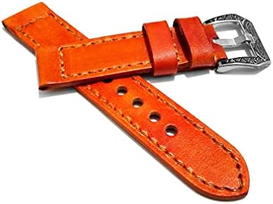 Nickston Orange četkani originalni kožni vind Kompatibilan je sa Huawei Watch GT 2 i GT 42mm SmartWatches remen igle za igle B20